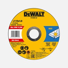 4 Adet Dewalt DT3506-QZ 115MM x 1mm Paslanmaz Çelik Kesme Diski (10’lu Set)