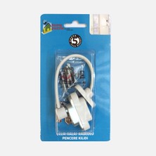 11 Adet Home Puzzle Çelik Halat Kablolu Pencere Kilidi