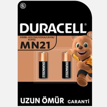 9 Adet Duracell Alkalin MN21 Pil 12 Volt 2'li Paket