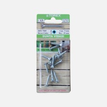 12 Adet Torex Dın 7505 Sunta Vidası 5X25 mm