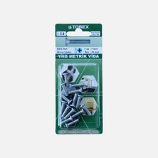 12 Adet Torex Dın 965 Yhb Küt Uçlu Metrik Vida 5X20 mm