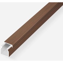 11 Adet Mutlusan Kablo Kanalı 2m Ceviz 12X12 mm