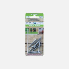 12 Adet Torex Dın 7505 Sunta Vidası 5X45 mm