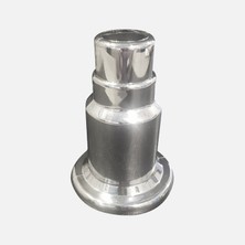 12 Adet Renk Profil Ayarlı  Tekli Kalorifer Petek Boru Gizleyici  Krom