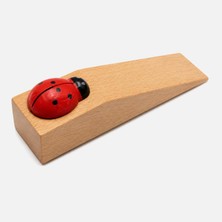 12 Adet Home Puzzle Kapı Altı Durdurucu Stoper Ahşap Uğur Böcekli