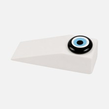 11 Adet Home Puzzle Kapı Altı Durdurucu Stoper Beyaz Nazar Boncuklu