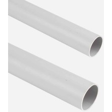 11 Adet Mutlusan Pvc Alev Yaymayan Boru 25 mm (2m)