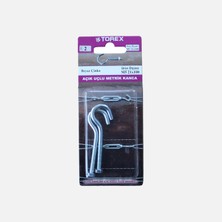 12 Adet Torex Açık Uçlu Metrik Kanca M5 21X100 mm