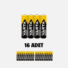 9 Adet Varta 16'lı Aaa Süperlife Çinko Karbon Kalem Pil