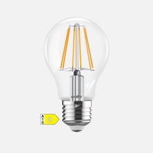 11 Adet Ecolite Soft Filament 7.5 W Beyaz 4000K Dimmerli E27 LED Ampul