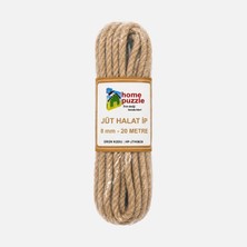 3 Adet Home Puzzle Jüt Halat 8 mm 20 Metre