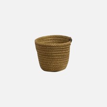 8 Adet Etc Jüt Ip Naturel Saksılık 9cm