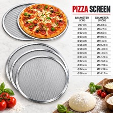 Fida Pizza Pişirme Teli & Screen 13'li Takım Çapı 17 - 36 cm