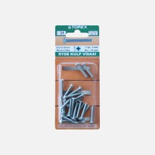 12 Adet Torex Rysb Kulp Vidası 4X25 mm