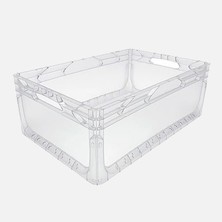 5 Adet Magic Kombo Euronorm Kapali Saklama Kabi Şeffaf 60X40X22CM