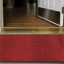 Guven Collection 2 Adet Güven Collection Kıvırcık Dikdörtgen Paspas Kırmızı En: 120 cm