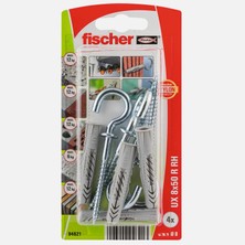 5 Adet Fischer Ux  8X50 Universal Dübel Yuvarlak Kancalı