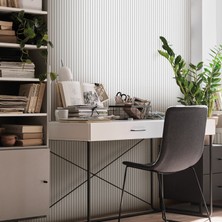 2 Adet Vilo Linerio Xs-Line Wave Beyaz Dekoratif Duvar Paneli