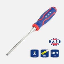 4 Adet Workpro WP243004 6mm Profesyonel Iskarpela