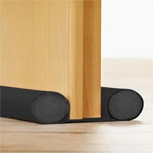 10 Adet Home Puzzle Kapı Altı Rüzgarlık Siyah Deri