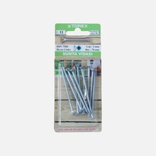 12 Adet Torex Dın 7505 Sunta Vidası 4X70 mm