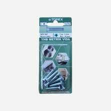 12 Adet Torex Dın 965 Yhb Küt Uçlu Metrik Vida 6X30 mm