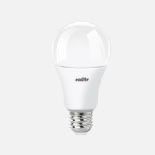 12 Adet Ecolite LED A60 12 W Sarı Klasik E27 Duy 3'lü LED Ampul