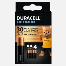 10 Adet Duracell Optimum 4’lü Aa Alkalin Kalem Pil