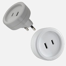 Tek-İş 4 Adet Seyahat Adaptörü Tip A-Tip C 6A 250V