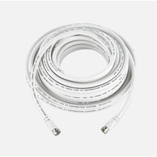 6 Adet Mutlusan Tv Kablosu F Connector (U/6) 5 mt