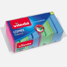 5 Adet Vileda Renkli Çizmez Sünger 4'ü
