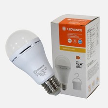 Ledvance 10 Adet LCLA60 Rech 8 W Beyaz Şarjlı E27 LED Ampul