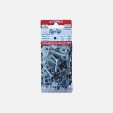 12 Adet Torex M5X25 Civata Somun Pul Bağlantı Seti