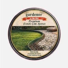 2 Adet Gardener 10615 Çim Ayırıcı - 7,5CMX15M - Yeşil