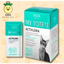 Veda Actiflora Kedi Toz 30 Saşe Kediler Için Probiyotik & Prebiyotik Sindirim Desteği