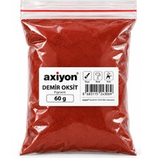 Axiyon Kırmızı Demir Oksit Pigment 60 G Toz Renklendirici