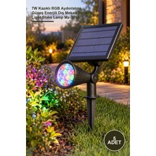 Yenilig 5 Adet Solar Bahçe Armatürü – 7W Kazıklı Rgb Aydınlatma, Güneş Enerjili Dış Mekan Solar Light Stake Lamp MZ-301A