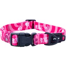 Rogz Fusion Collar Köpek Boyun Tasması Medium - Pembe