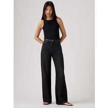 Levi's Rıbcage Wıde Leg Tr Kadın Siyah Jean Kot Pantolon 003VD-0010