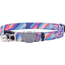 Rogz Catz Fusioncat Collar Kedi Boyun Tasması - Çizgili Mor