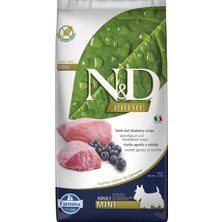 N&d Tahılsız Kuzu Etli Yaban Mersinli Küçük Irk Yetişkin Köpek Maması 7 kg