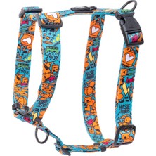 Rogz Fusion Harness Köpek Göğüs Tasması Medium - Turkuaz