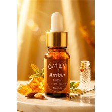 Amber Esansiyel Koku Yağı 10 ml Damlalıklı Şişede ve Doğal Vegan
