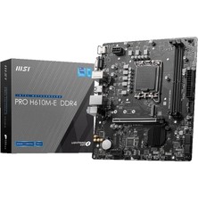 Xaser Msı Pro H610M-E 3200MHZ(OC) M.2 1700P Ddr4 Matx Anakart