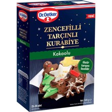 Dr. Oetker Zencefilli Tarçınlı Kakaolu Kurabiye 500 gr Glazür Karışımı ile Pratik Hazırlama