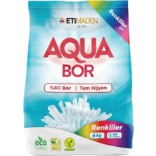 Eti Maden Aquabor %80 Bor Renkliler İçin Toz Deterjan 6 kg 40 Yıkama Kapasitesi ile Etkili Temizlik