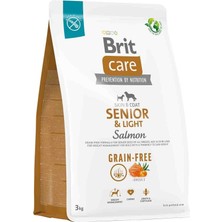Brit Care Tahılsız Somonlu Hassas Deri Yapısına Sahip Yaşlı Köpek Maması 3 kg