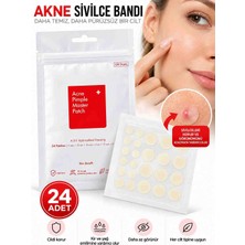 PINAXAR Pınaxar Sivilce Bandı 24 Adet Akne Bandı Hidrokolloid Şeffaf Pimple Patch