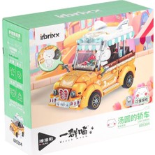 Colezium P885304 Panlos Brick - One Meow Serisi - Tangyuan'ın Arabası 622 Parça Yapım Seti