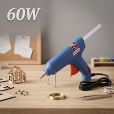 Fta Ticaret 60W Sıcak Silikon Tabancası - Elektrikli - 11 mm Mum Silikon Uyumlu